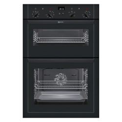 Neff U14M42S5GB Built-In Double Electric Oven, Black